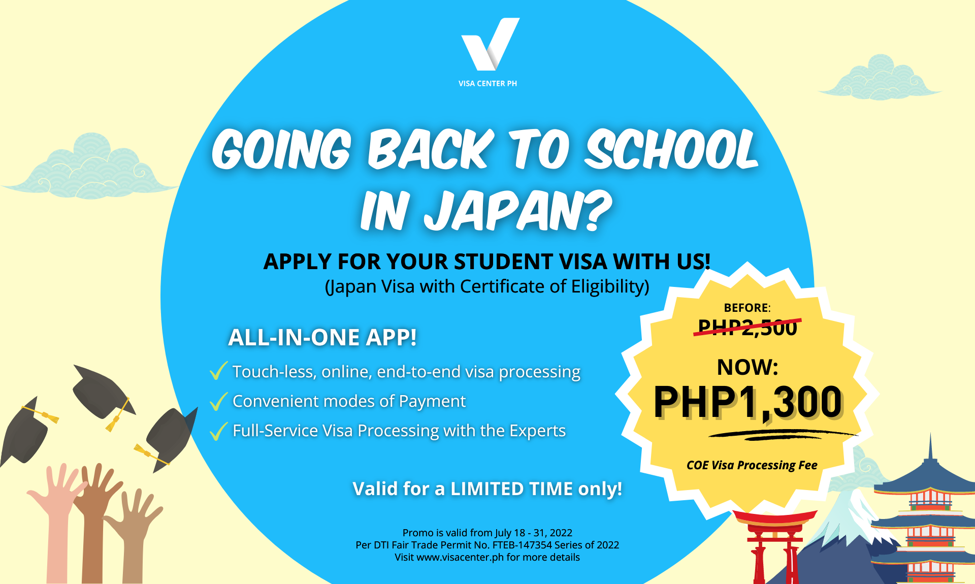 japan visa promo, japan visa sale